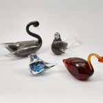 959 2044 GLASS SCULPTURES